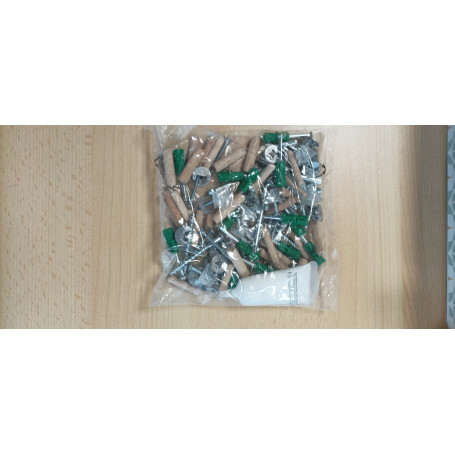 ZZ-ACCESSORI MONTAGGIO X ARMADIO MULTIUSO C\SPECCHIO 1C+6R CM.72X37X195 B\CO CEMENTO