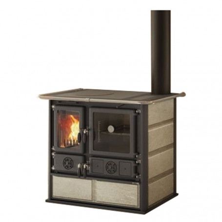 CUCINA A LEGNA  ROSA 5.0 VST  petra colore naturale