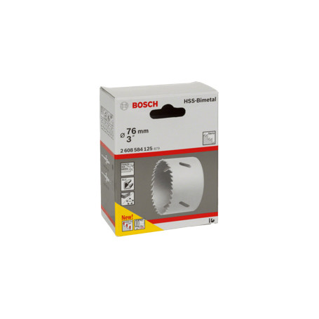 BOSCH-A SEGA A TAZZA BIMETALLICA HSS D  76