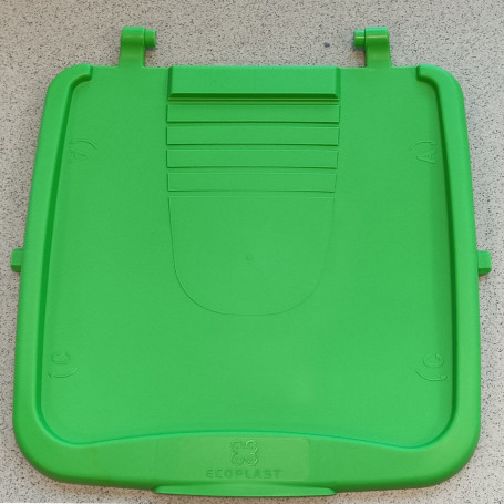ZZ-COPERCHIO VERDE X PATTUMIERA ECOPLUS C\MANIGL.LT.50 COL.ASSORT.