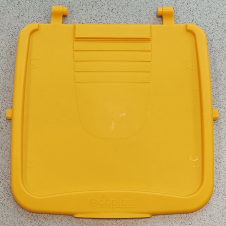 ZZ-COPERCHIO GIALLO X PATTUMIERA ECOPLUS C\MANIGL.LT.50 COL.ASSORT.