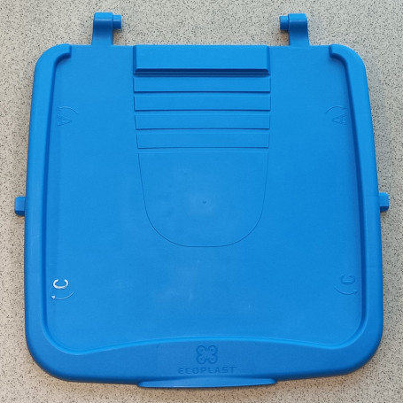 ZZ-COPERCHIO AZZURRO X PATTUMIERA ECOPLUS C\MANIGL.LT.50 COL.ASSORT.