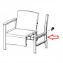 ZZ-PARTICOLARE P X SALOTTO RESINA VENEZIA 4PZ MARRONE