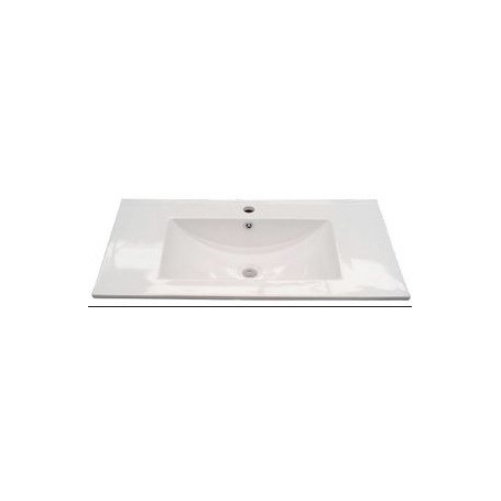 ZZ-LAVABOX MOBILE BAGNO BOGOTA CM. 80 SOSPESO ROVERE BIANCO
