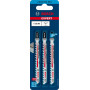 BOSCH-A 3 LAME T 141 HM PER SEGHETTO ALTERNATIVO