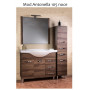 MOBILE BAGNO ANTONELLA 2 ANTE + 3 CASSETTI 105 NOCE