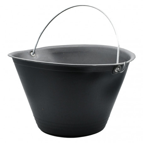 SECCHIO PER MURATORE nero  diametro  mm 340 - capacità 10 litri