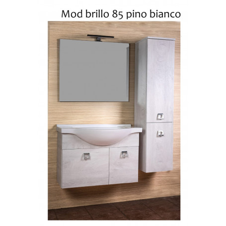 MOBILE BAGNO BRILLO 85 SOSP. PINO BIANCO