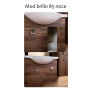 MOBILE BAGNO BRILLO 85 SOSP. NOCE