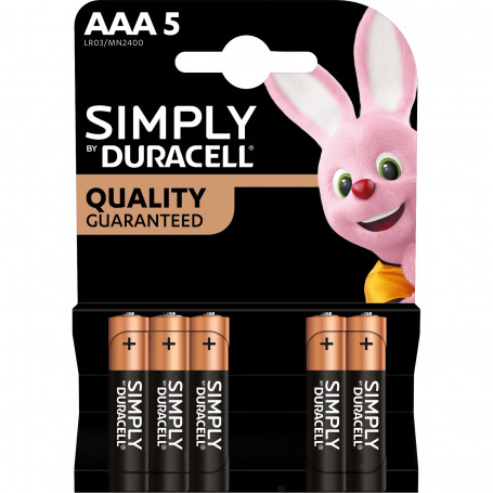 DURACELL SIMPLY ALCALINA M\STILO BL.5 PZ
