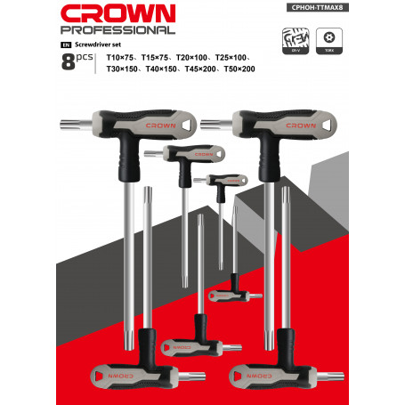 CROWN SERIE CHIAVE TORX  PZ 8 ART.CPHOH-TTMAX8