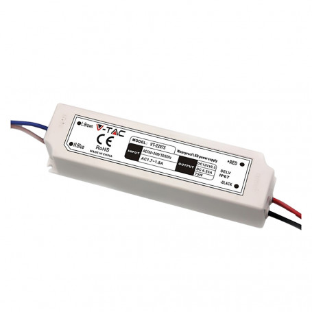 ALIMENTATORE PER STRIP LED 100W-IN 100-264V OUT 12V 8.3A (IP67)