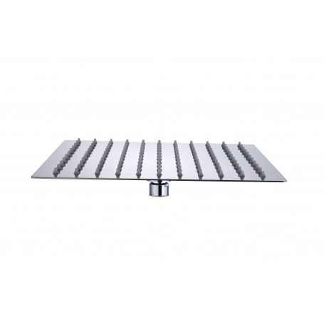 SOFFIONE DOCCIA INOX QUADRO CM 25X25