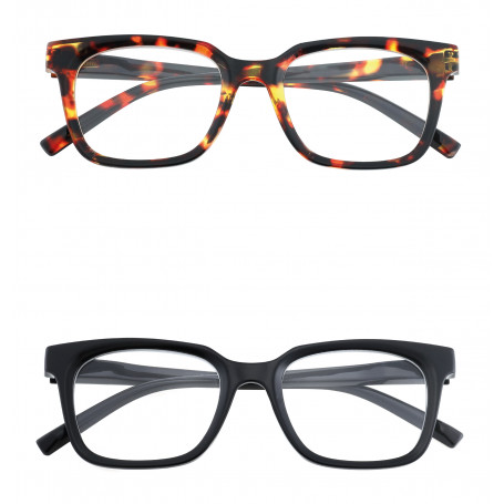 OCCHIALI 2X1  TWIN\10 NERO E TARTARUGA  D. 3
