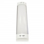 PLAFONIERA TUBO LED PRISMATICO 10W - 4500K mm.300 x 25 x 75 mm