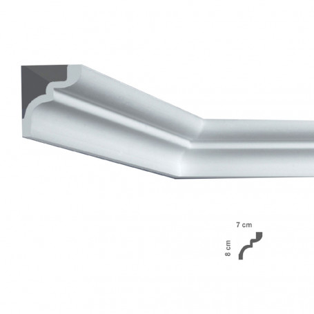 CORNICE DECORATIVA PER SOFFITTO mod. I886 - mm 70 x 80