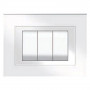 PLACCA COLORE BIANCO  ELITE  3 posti - 5703/AW