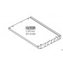 ZZ-1XTOP L.507mm x ARMADIO SPORCO PULITO RESINA 1 ANTA