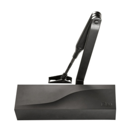 ISEO IS60 CHIUDIPORTA C\FERMO MAX 100 KG NERO CERTIFICATO