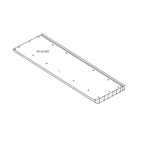 ZZ-FIANCO S01.02.002 X ARMADIO SPOGLIATOIO RESINA A 2 POSTI IN KIT C\SERRAT