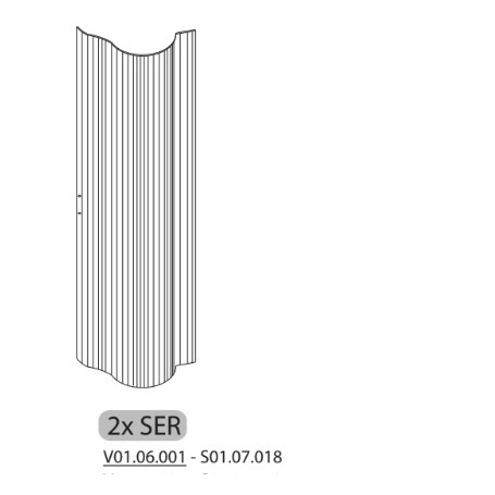 ZZ-2XSER S01.07.018 X COPRICALDAIA RESINA HIMALAYA C\SERRANDA 59X39X98H