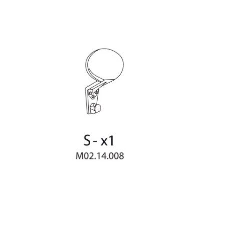 ZZ-S-x1 M02.14.008 X ARMADIO SPOGLIATOIO RESINA A 1 POSTO IN KIT C\SERRAT