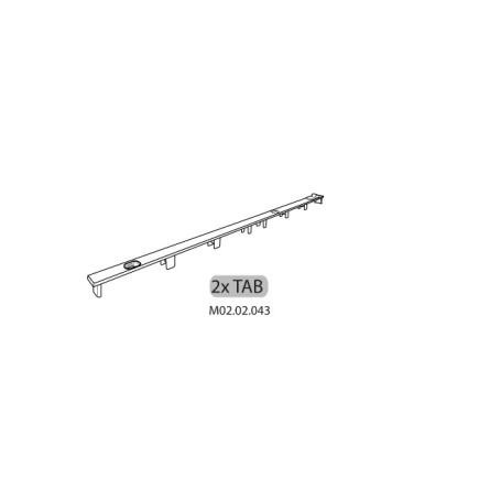 ZZ-2XTAB M02.02.043 X ARMADIO SPORCO PULITO RESINA 1 ANTA 175X59X39 KIT