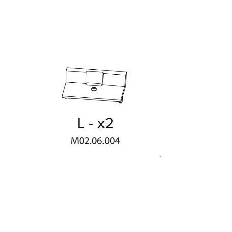 ZZ-LX2 M02.06.004 X ARMADIO SPOGLIATOIO RESINA A 2 POSTI IN KIT C\SERRAT