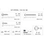 ZZ-KIT VITERIA \S01.50.108 X ARMADIO SPOGLIATOIO RESINA A 2 POSTI IN KIT C\SERRAT