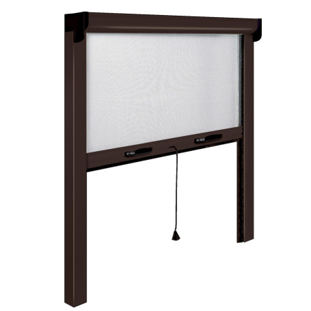 ZANZARIERA IRS OPERA  CM  80X160 VERT. MARRONE