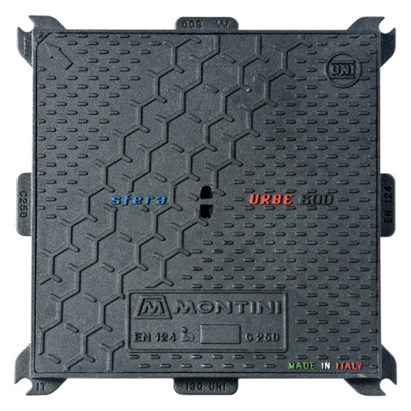 CHIUSINO IN GHISA C250 URBE - 30 x 30 - Kg 7