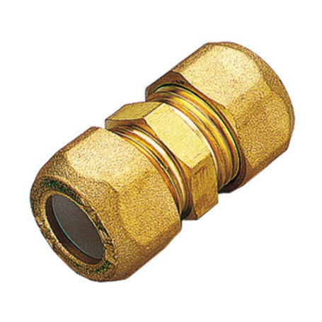 RACCORDO OTTONE DIRITTO DOPPIO BICONO 12X1\2 PES