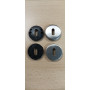 ZZ-BOCCHETTA COMPLETA X MANIGLIA L101 INOX SAT. BOCCHETTA PATENT