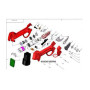 ZZ-GUSCIO DESTRO  X FORBICI POTA 2 BATTERIE 16.8V 4AH 32 MM DJ-028