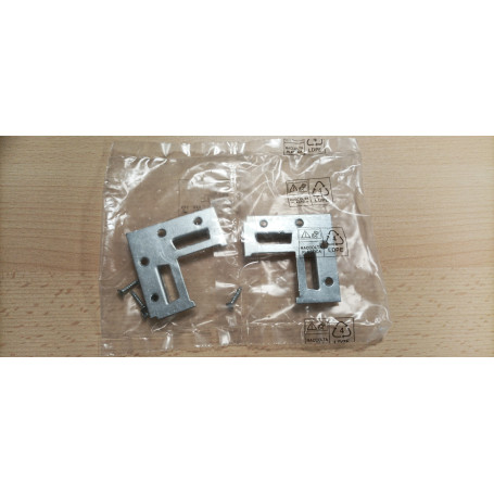 ZZ-ACCESSORI MONTAGGIO X SPECCHIO DA BAGNO 960 CON 2 ANTE ROVERE FUMO