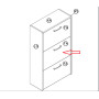 ZZ-FA ANTA X SCARPIERA 3A DOPPIA MOD.EKO306 ROVERE CM.102X60X25