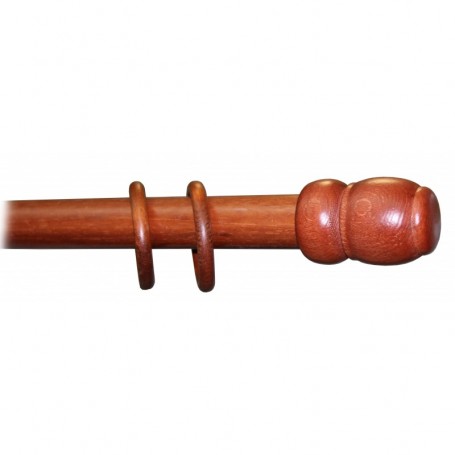 BASTONE A STRAPPO D. MM.35 CILIEGIO CM. 300
