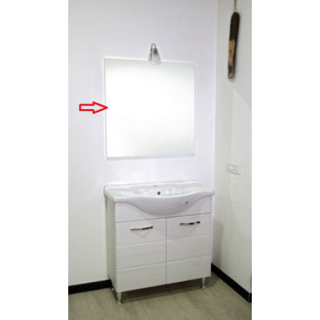 ZZ-SPECCHIO X MOBILE BAGNO ANTONELLA 2 ANTE  82 BIANCO PORTUNA