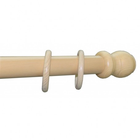 BASTONE A TIRO D. MM. 35 NATURALE CM.300