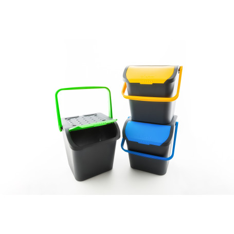 PATTUMIERA  28 L ECOLOGIC SOVRAPPONIBILE KIT 3 PZ