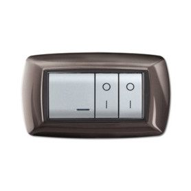 PLACCA LIFE LIVING PLAST ALLUMINIO NOTTE 4P