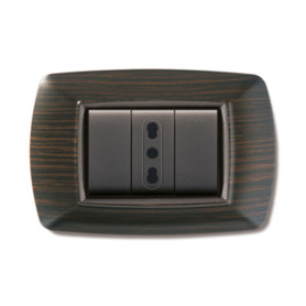 PLACCA LIFE LIVING PLAST WENGE 4P