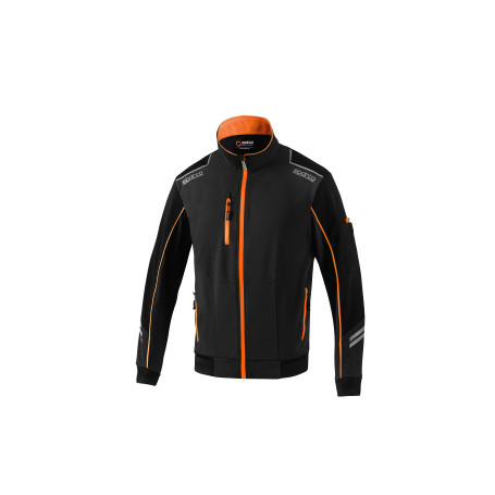 SPARCO GIUBBINO AUSTIN BLACK ORANGE TG S