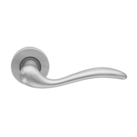 MANIGLIA ZAMA MINORCA C\BOCCHETTA CROM SATIN