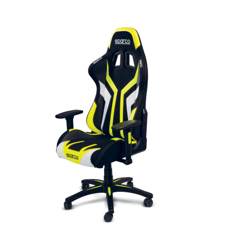 SPARCO POLTRONA UFFICIO TORINO NERO GIALLO FLUO
