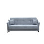 DIVANO PRONTOLETTO 3P LOREN VELL.79-003 GRIGIO CH.