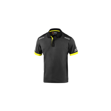 SPARCO POLO TOLEDO GREY YELLOW TG XL