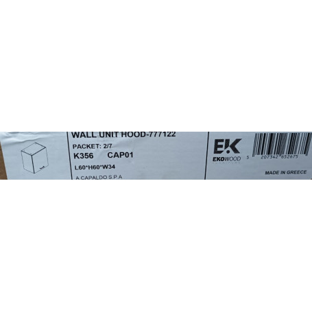 ZZ-PENSILE 1 ANTA L60*H60*W34 X CUCINA SOCHEF 195X217 CM ROVERE SABBIATO\GRIGIO (COLLO)