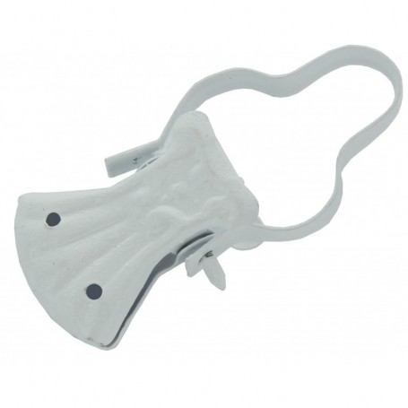 PINZA LACCATA BIANCA PER TENDE**