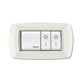 PLACCA LIFE LIVING PLAST BIANCO 4P CORNICE BIANCO